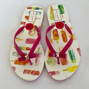 NWOT KATE SPADE Flip Flops Size 6